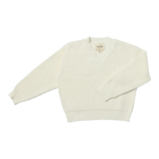 Zoe Ivory Knit Sweater | Vignette