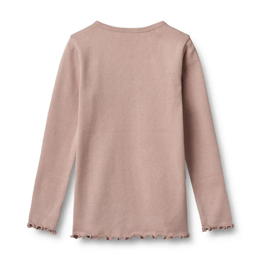 Ida Long Sleeve T-Shirt – Rose Powder
