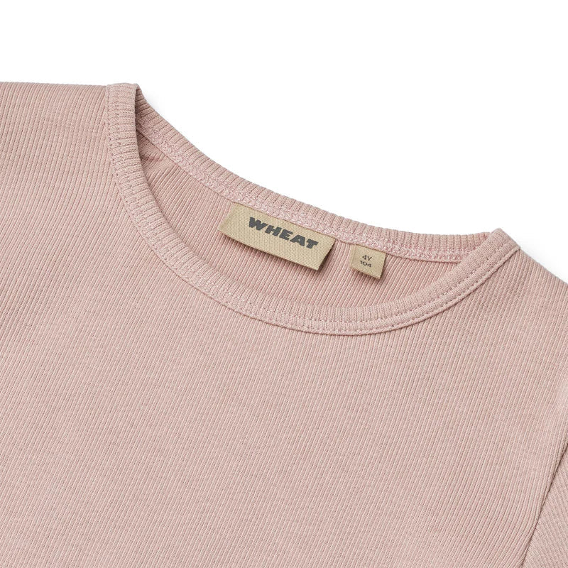 T-shirt manches longues Ida | Rose Poudré | Wheat Kids