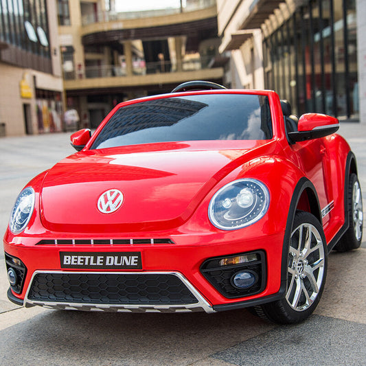 Volkswagen Coccinelle Voiture Électrique pour Enfants 12 V avec Télécommande