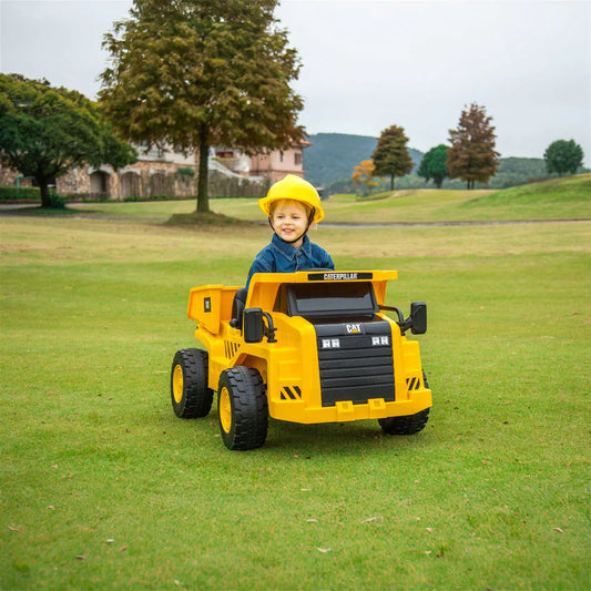 Camion benne électrique 12 V CAT pour enfants