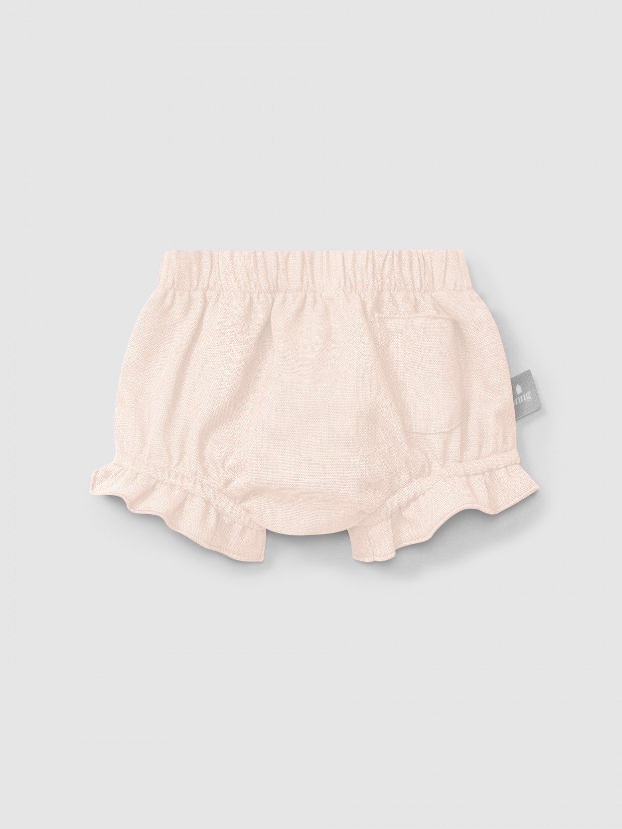 Culotte de protection simple en lin et coton | Rose | Ajustée