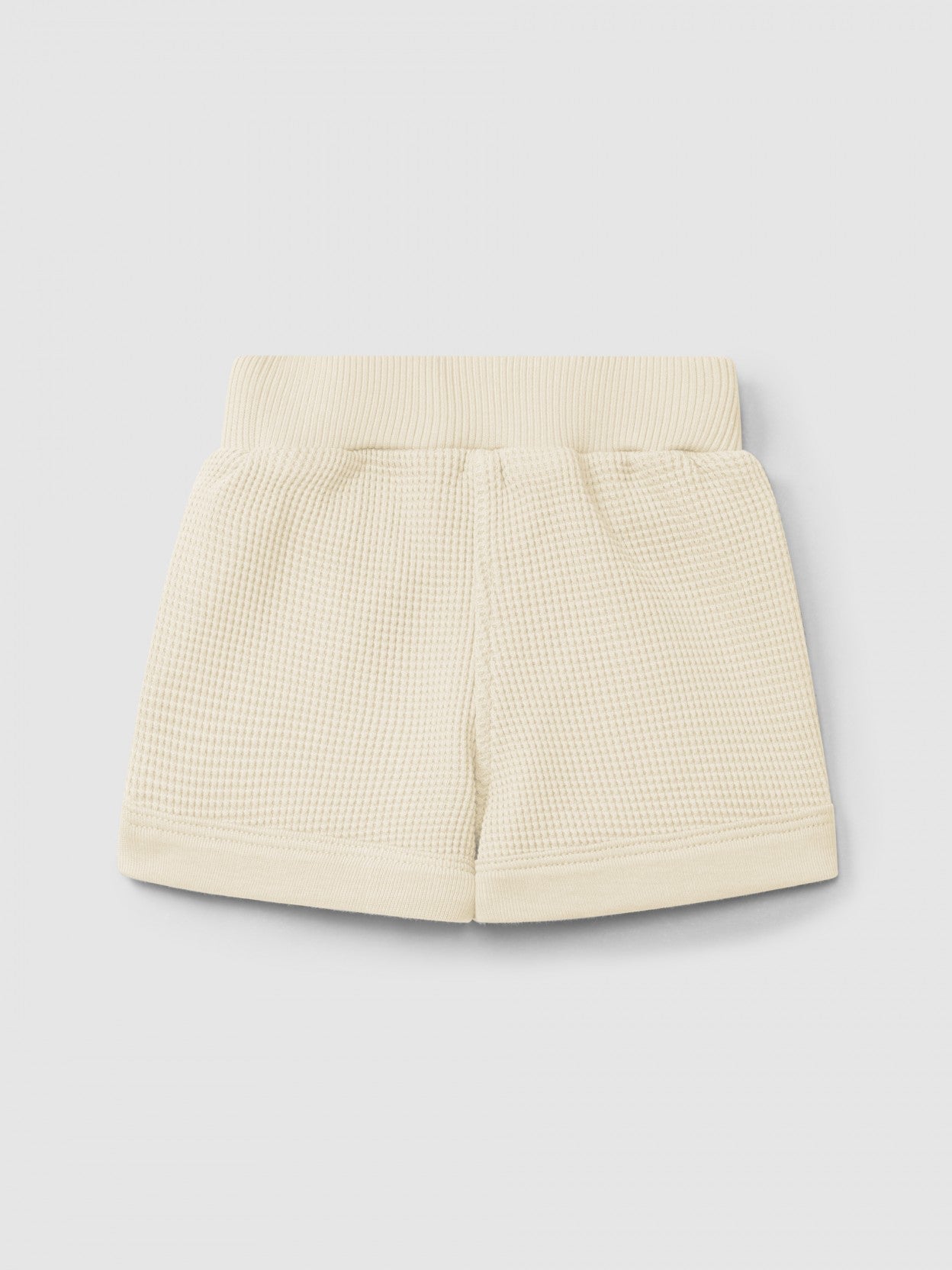 Shorts pull-up à tissage gaufré | Naturel | Ajusté