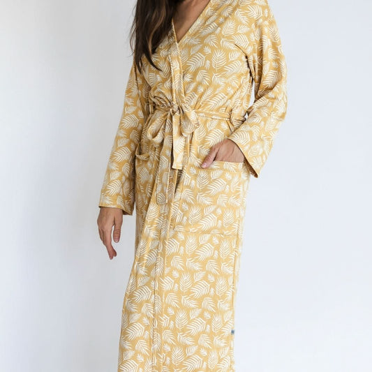 Robe en bambou pour femme | Feuilles de palmier