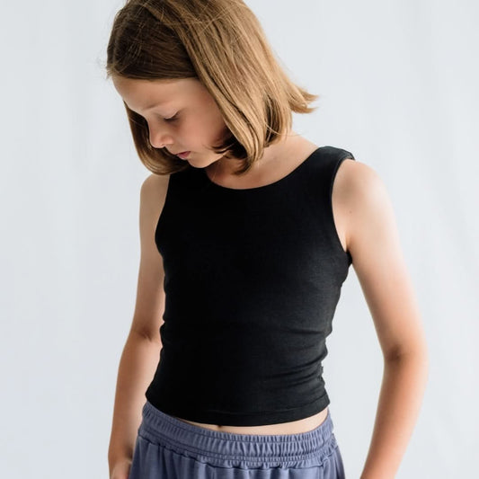 Youth Bamboo Longline Bralette-Style Tank | Twilight Grove