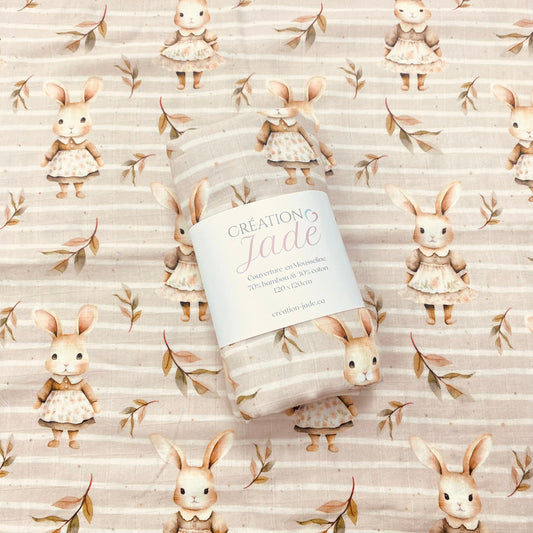 Création Jade Muslin - Bamboo & Cotton - Madame Lapin