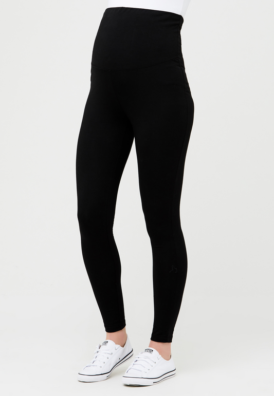 Organic Full-Length Over-Bump Maternity Leggings