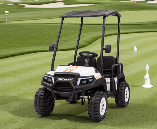 Voiturette de golf 4 places 24V 4X4 pour enfants avec télécommande 2026