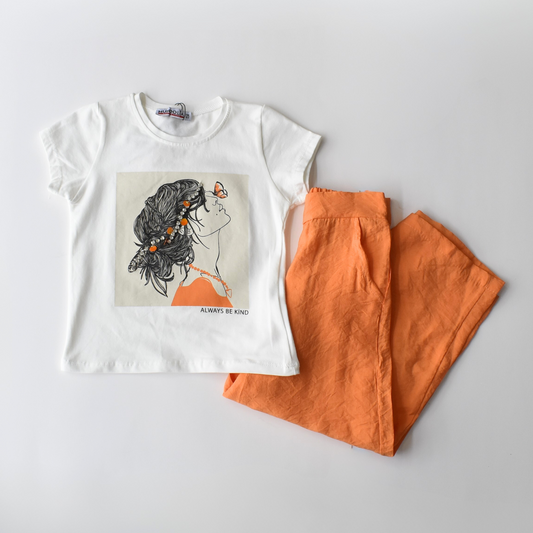 Ensemble Décontracté Filles Papillon Beauté