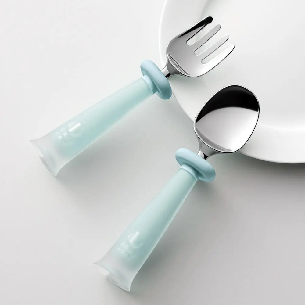 Stainless Steel Spoon & Fork Set 2pcs