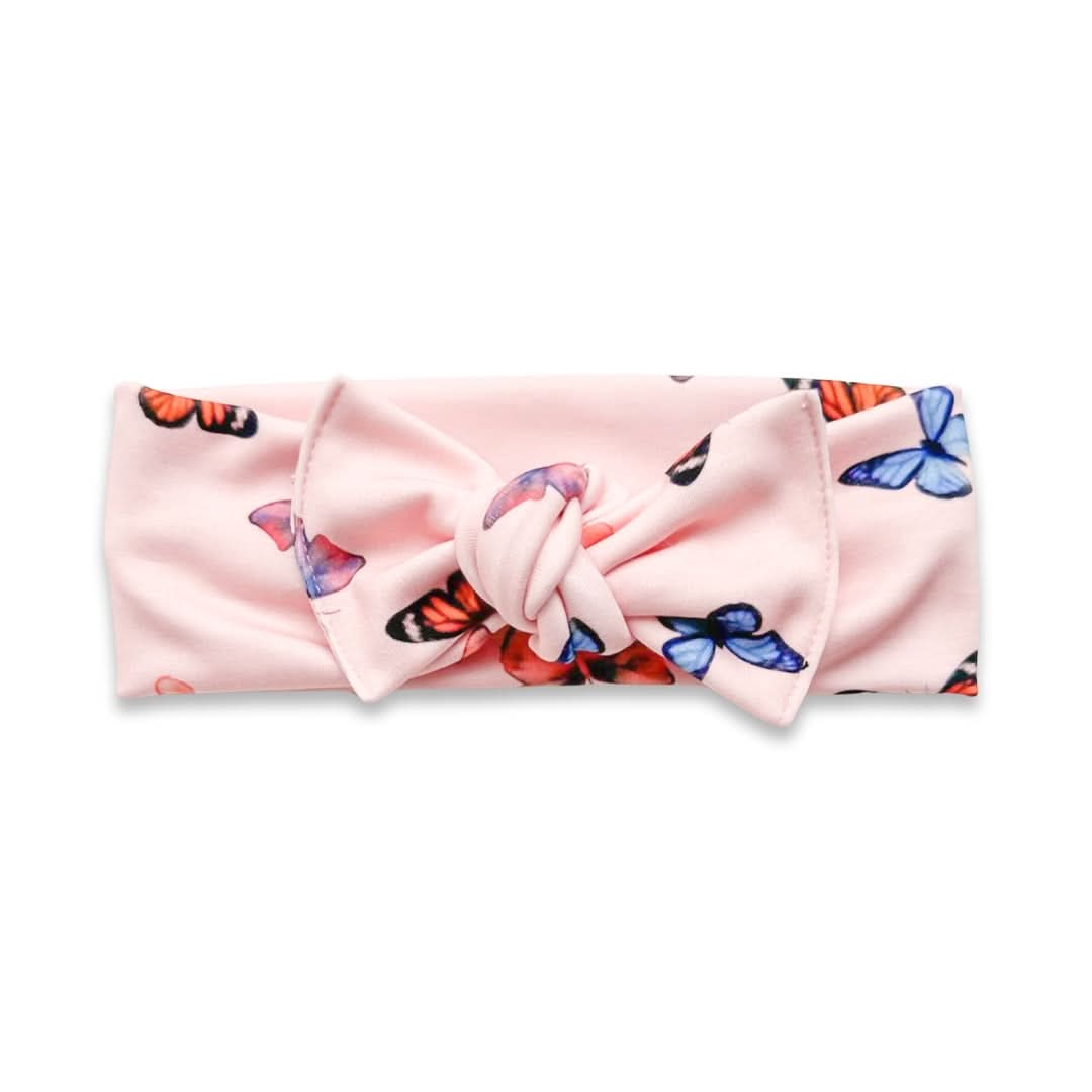 Baby/Kids' Bamboo Headwrap | Bison Plaid