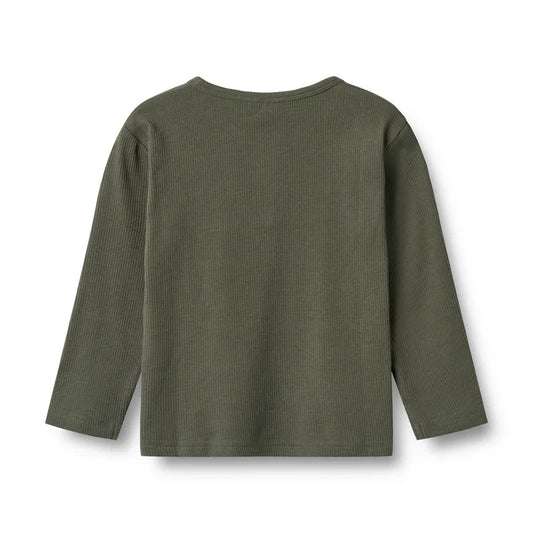 Morris Long Sleeve Henley T-Shirt – Winter Forest