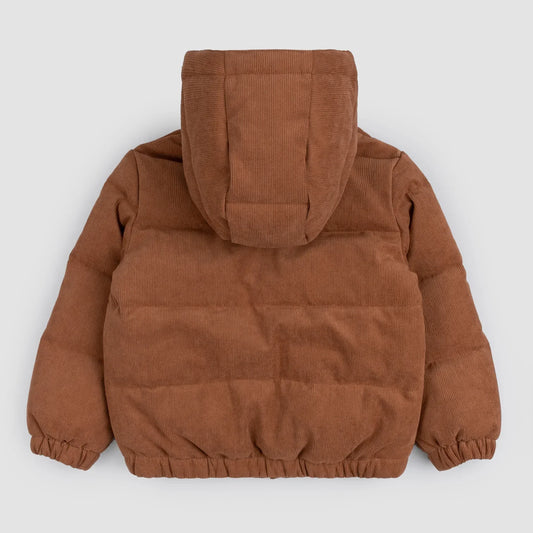 Veste à Capuche Côtelée Compressible Cuivrée | Miles The Label