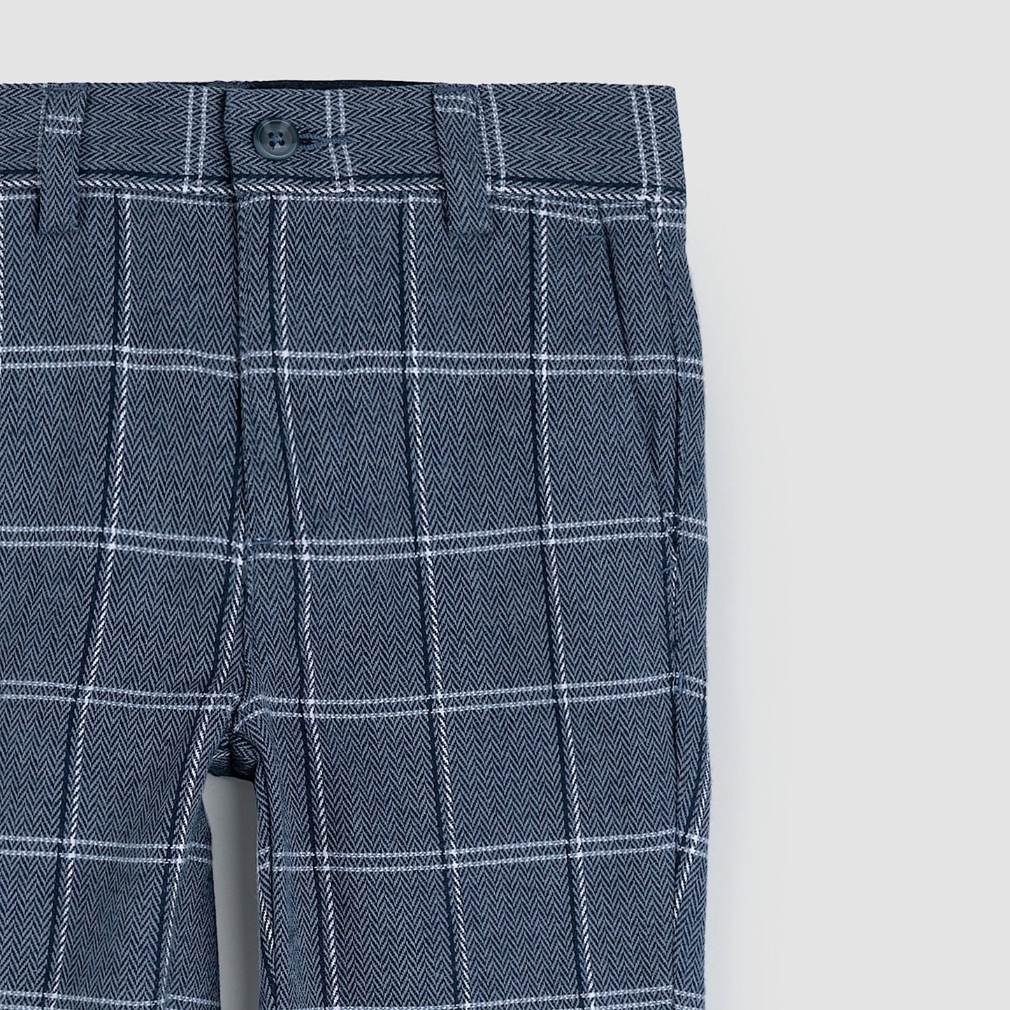Boys' Navy Plaid Pants | Miles the Label