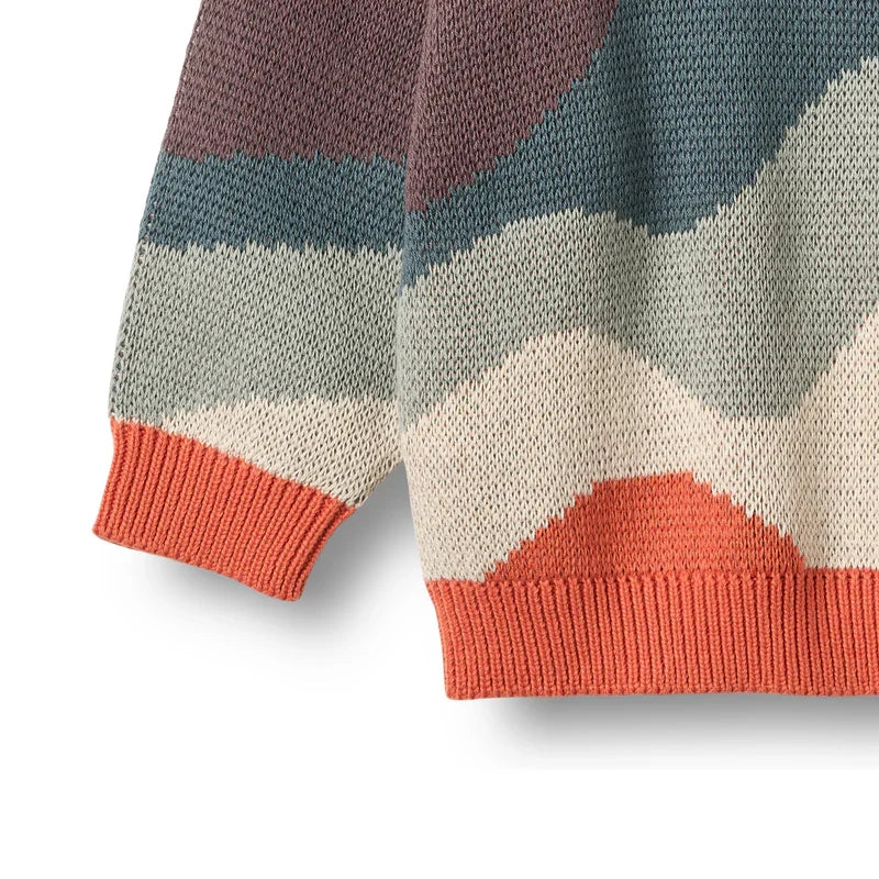Knud Jacquard Pullover in Multicolour | Wheat Kids