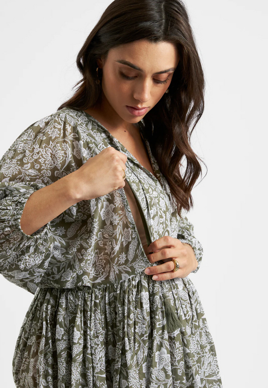 Cali Cotton Nursing Dress