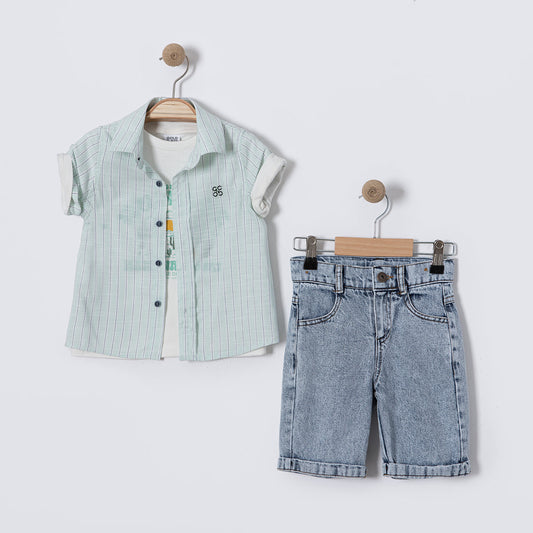 Ensemble en jean Enzo côtier