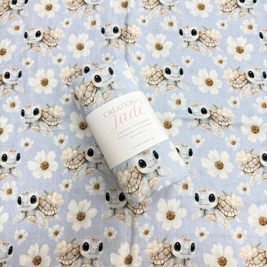 Bamboo & Cotton Muslin - Titi the Turtle