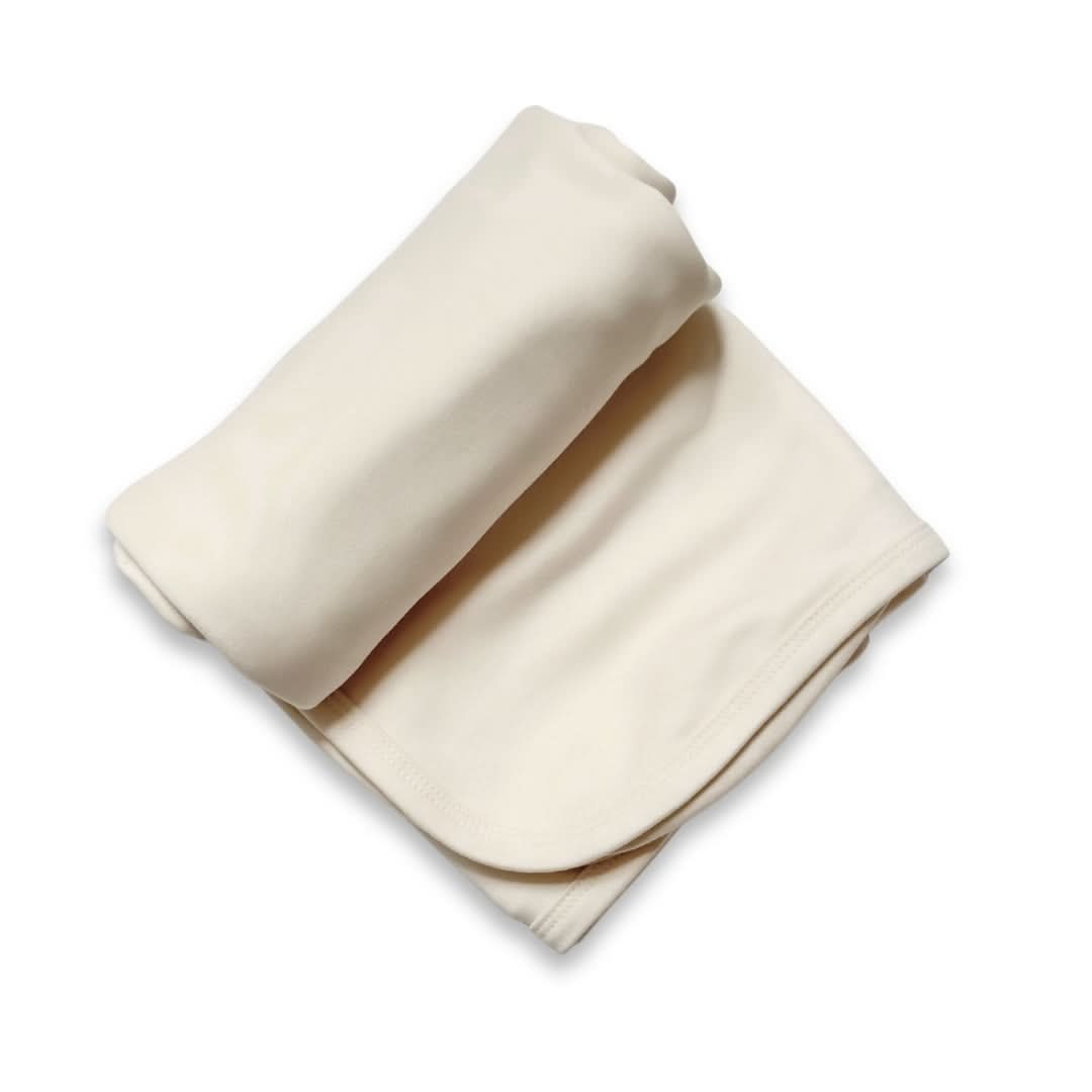 Baby Bamboo Swaddle Blanket |Terracotta Rib
