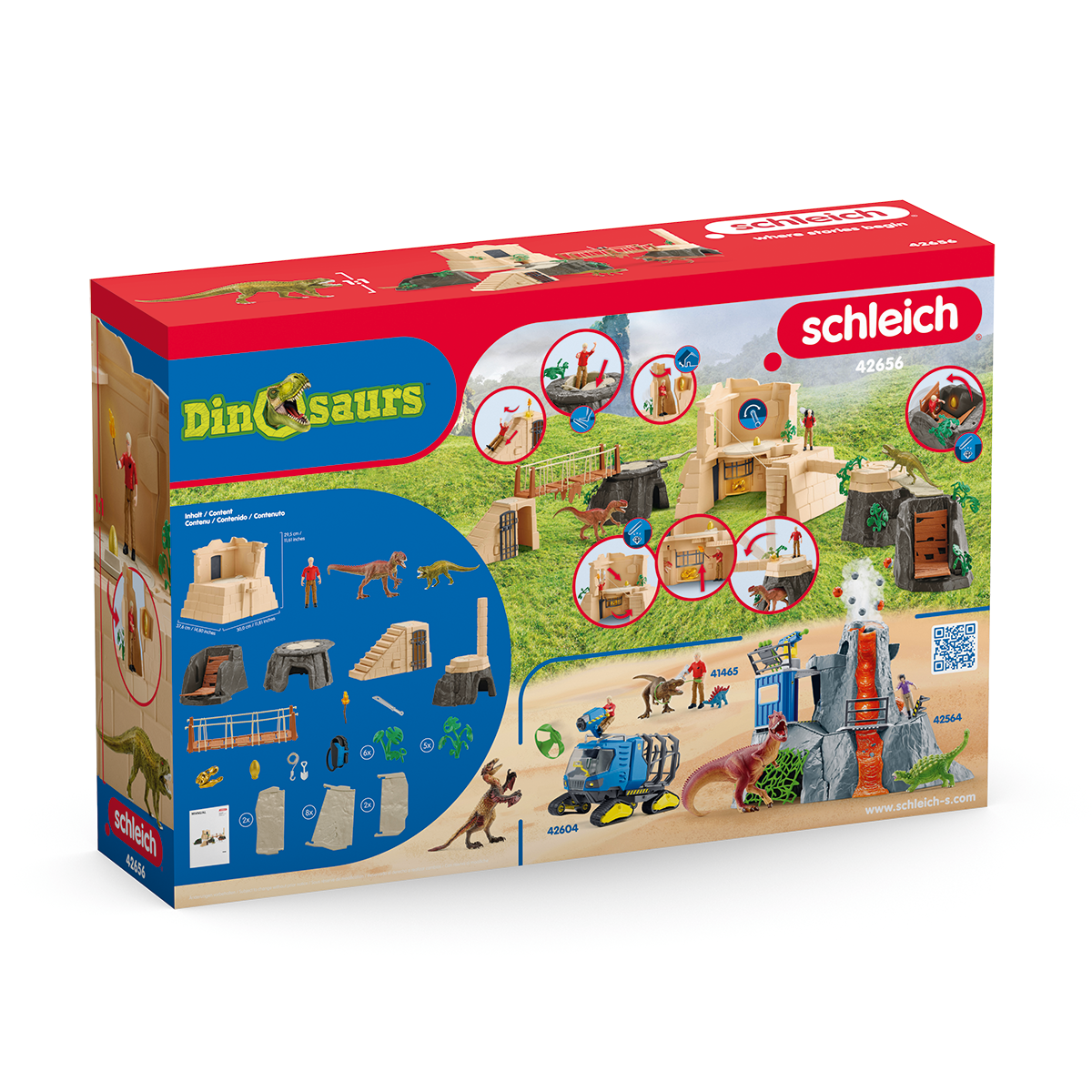 Conquest of the Dino Temple Mega Playset