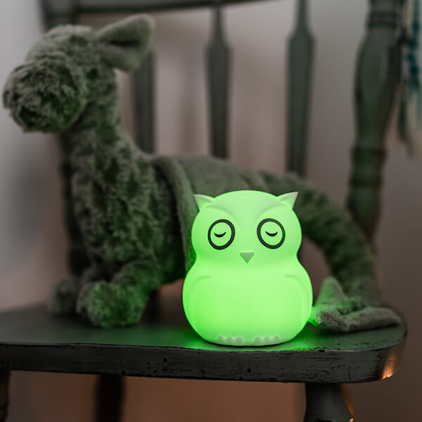 Hibü: Portable Silicone Night Light || Hibü: La veilleuse portable pour bébé