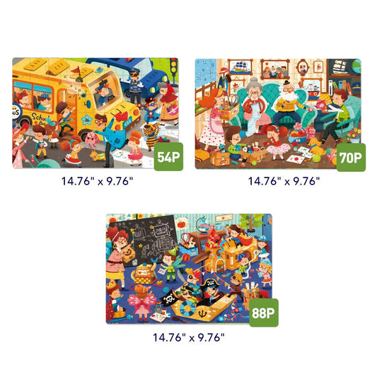 Level Up Puzzles - Level 4 A day in the life of baby