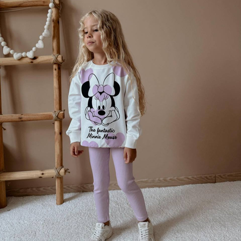 L'Ensemble Décontracté Fantastique Minnie pour Filles