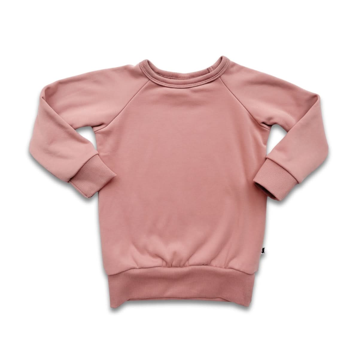 Youth Bamboo Fleece Raglan Pullover | Cranberry