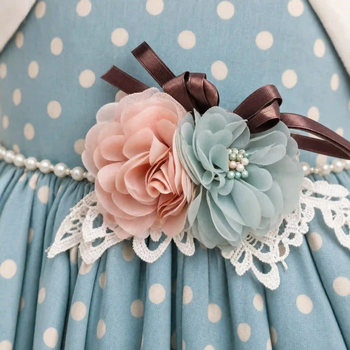 Dotty Sunday Dress & Bolero Set