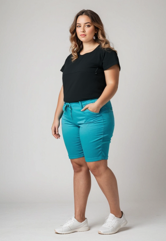 Tori Full-Zip Short-Sleeve Nursing T-Shirt