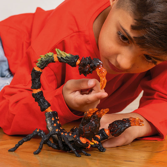 Scorpion de lave du monde de lave