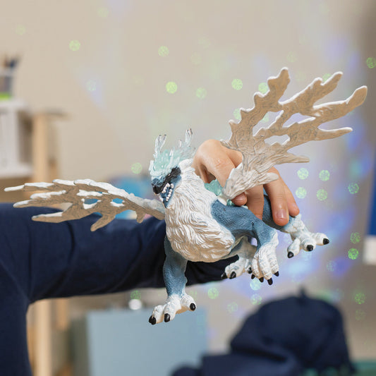 Silver-Winged ELDRADOR Ice Dragon