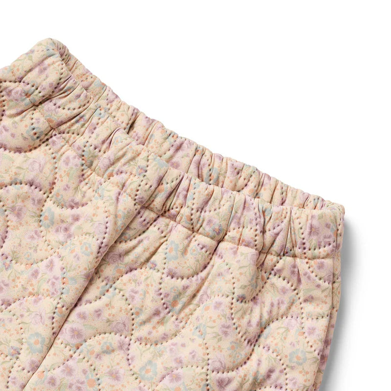 Pantalon thermique Alex | Prairie Fleurie Poudrée | Wheat Kids