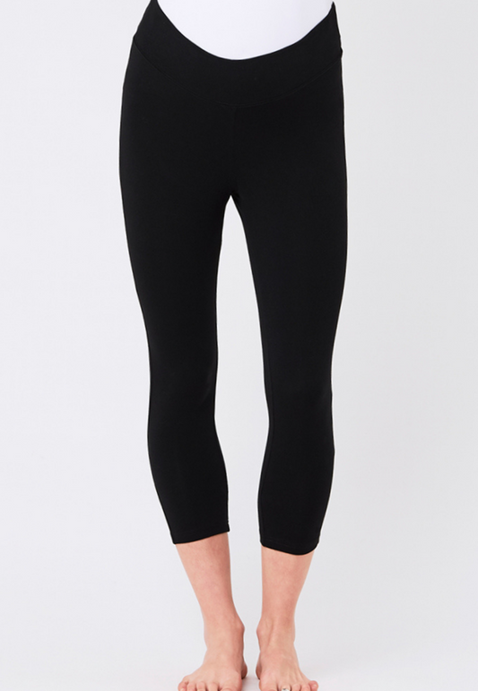 Organic Essential 3/4 Maternity Leggings