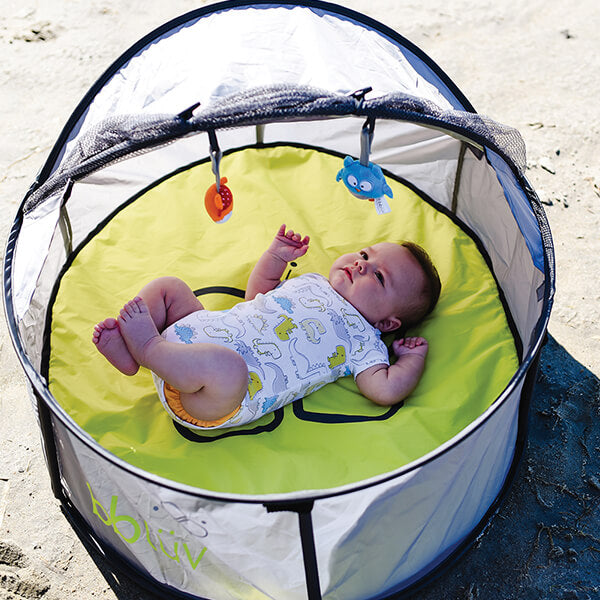 Nidö Mini: 2 in 1 Travel & Play Tent || Nidö Mini: Tente compacte de jeu pour bébé
