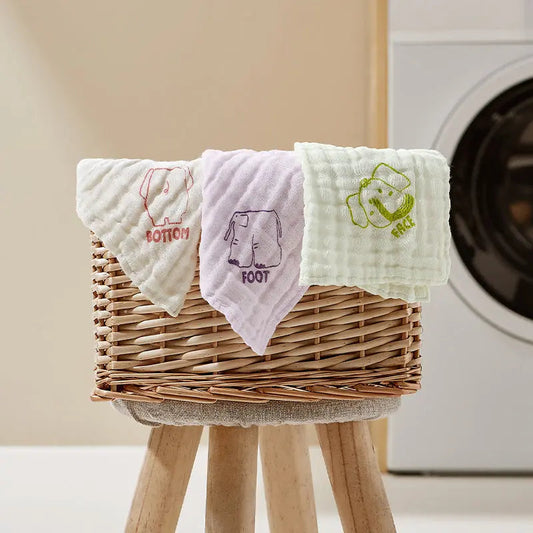 Baby Cotton Washcloth towel 6pcs