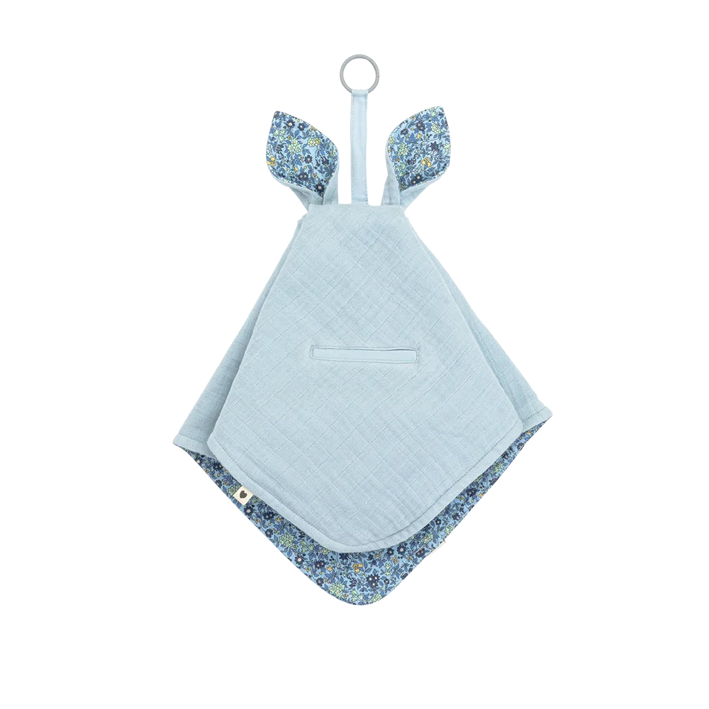 BIBS x LIBERTY Muslin Kangaroo Lovey Cuddle Blanket