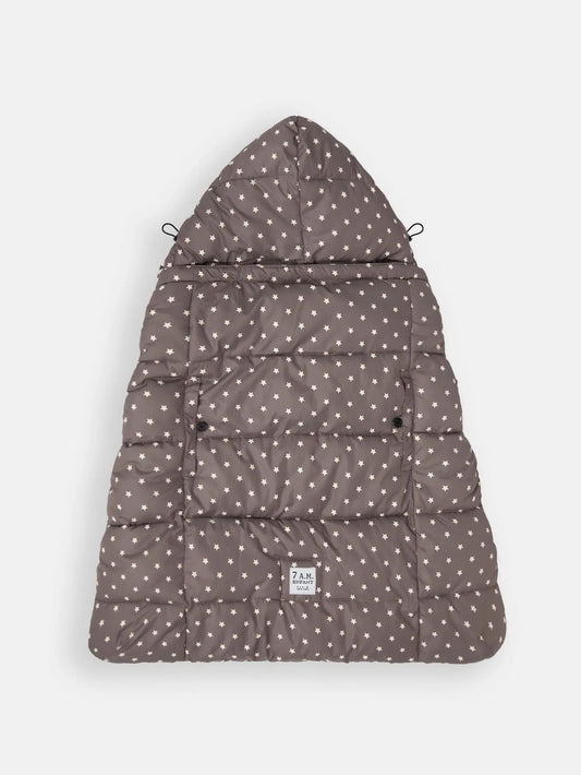 K-Poncho - Plush | 7am Enfant | Ash Oak Stars Heavy Weight