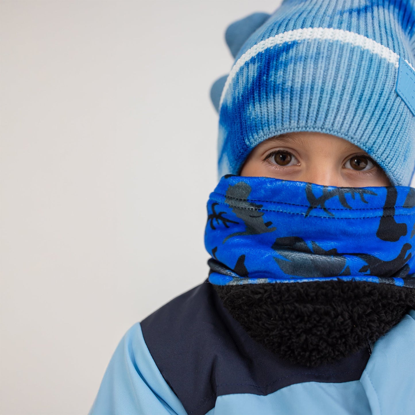 Arctic Blue Dino Toque