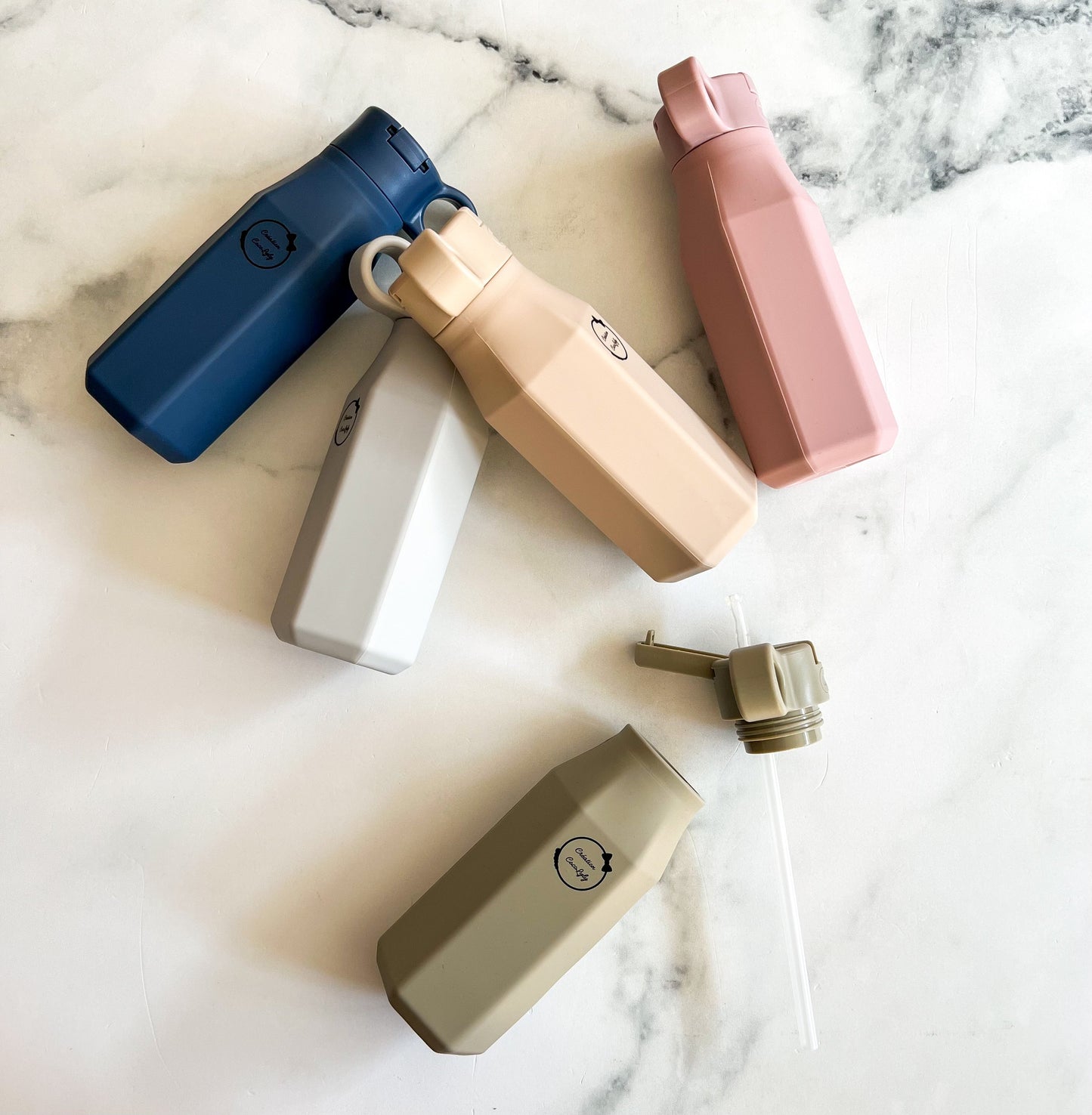 Resealable Straw Travel Bottle