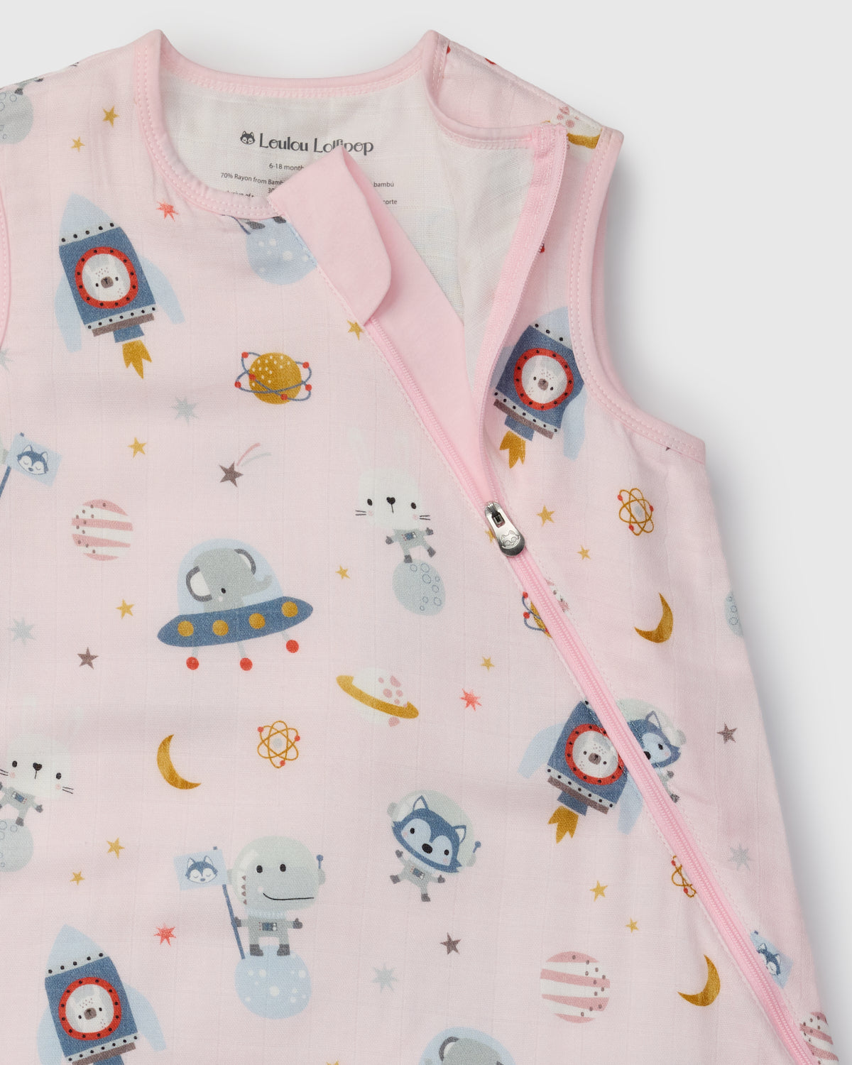 Gigoteuse en mousseline de bambou 0,5 TOG pour bébé - Astro Explorers