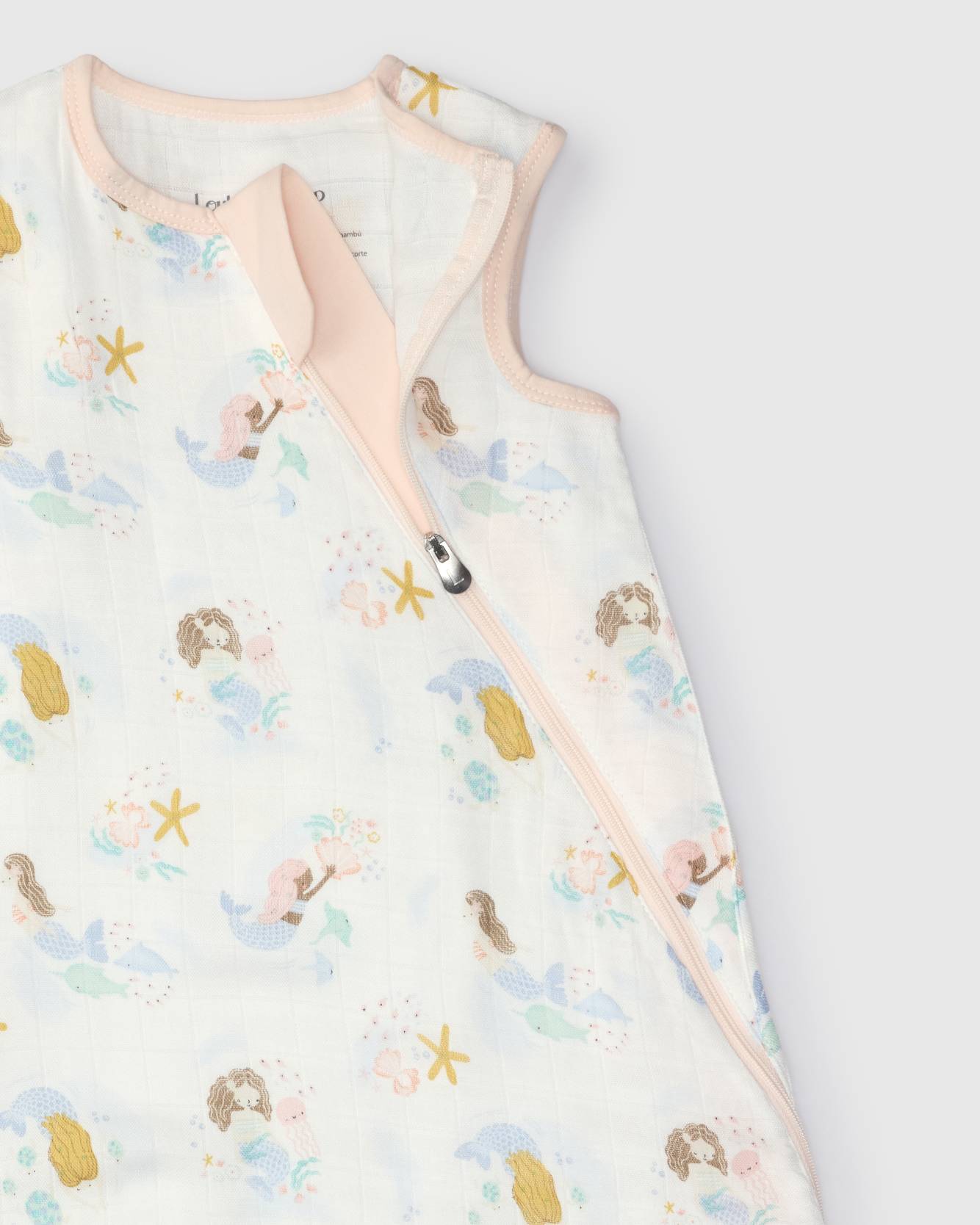 Baby Bamboo Muslin Sleep Sack 0.5 TOG - Mermaids