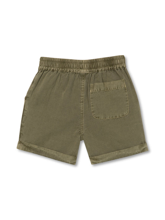 Short tissé | Olive | Rise Little Earthlings