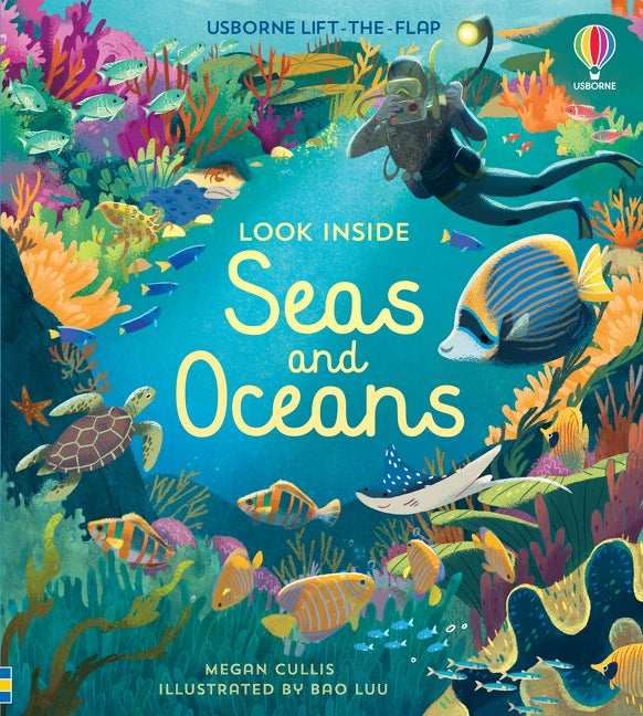 Look Inside Seas and Oceans — Livre à rabats sur les océans