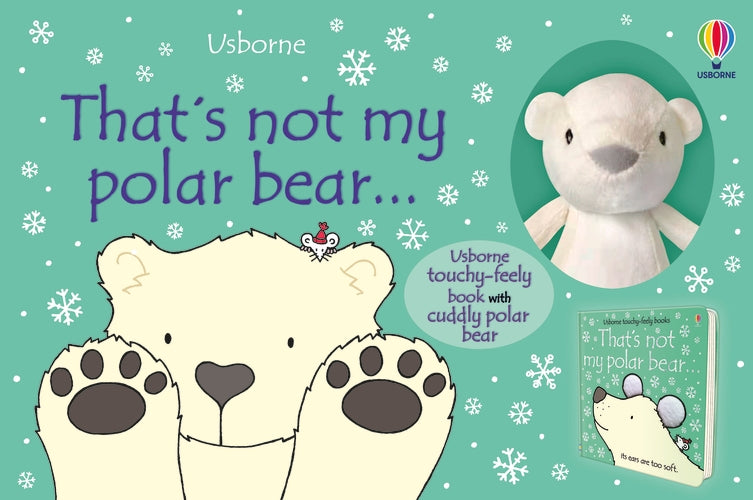 Ce n’est pas mon ours polaire — livre et peluche