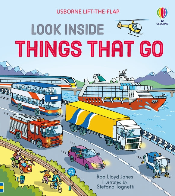 Look Inside Things That Go — Livre à rabats sur les véhicules