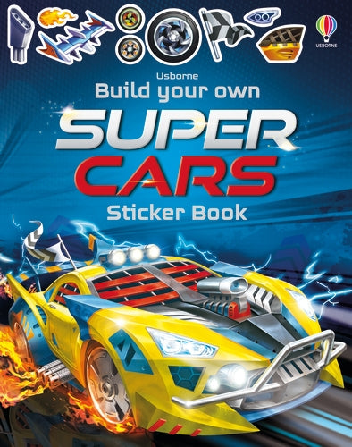 Construis tes propres livres d'autocollants : Construis ton propre livre d'autocollants Supercars