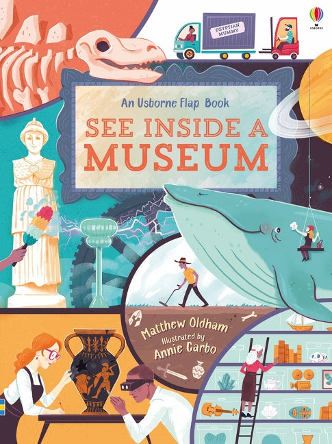 See Inside a Museum — livre à rabats