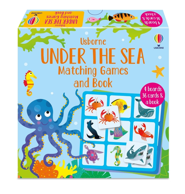 Under Sea Matching Games & Book