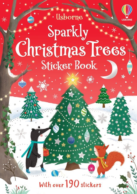 Sapins de Noël scintillants